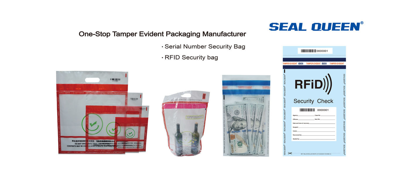 चीन सबसे अच्छा Tamper Evident Security Bags बिक्री पर