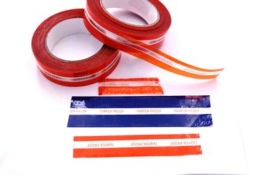 Plastic PET Permanent Tape Seal Tamper Evident Security Bags