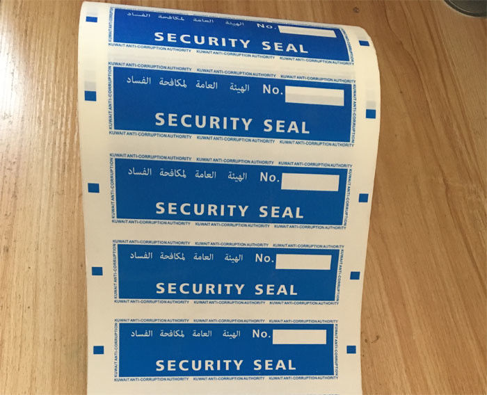 Custom Printed Tamper Proof Security Labels Tamper Evident Void Labels